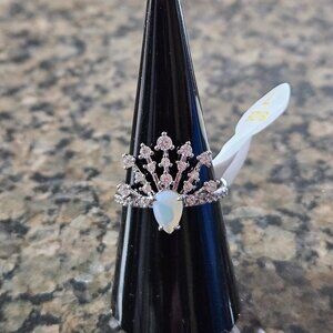 Bomb Party RBP5550 “Firework Shimmer” White Opal Sz 7